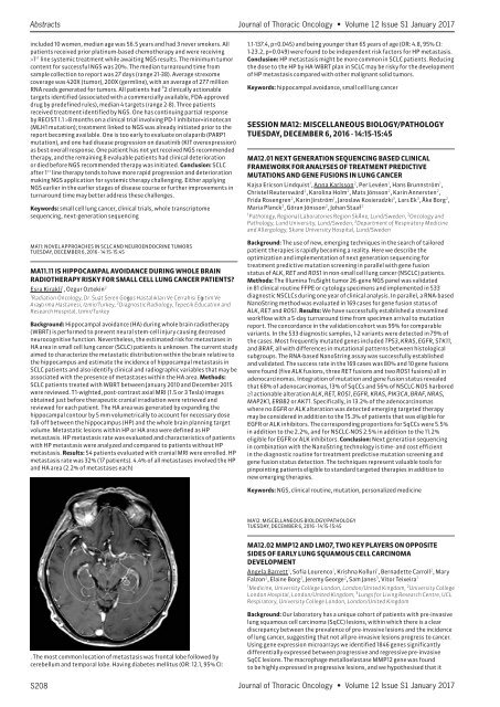 Journal Thoracic Oncology