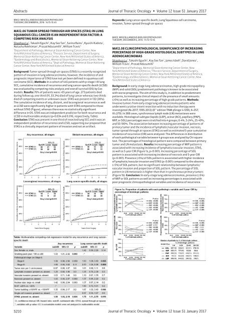 Journal Thoracic Oncology