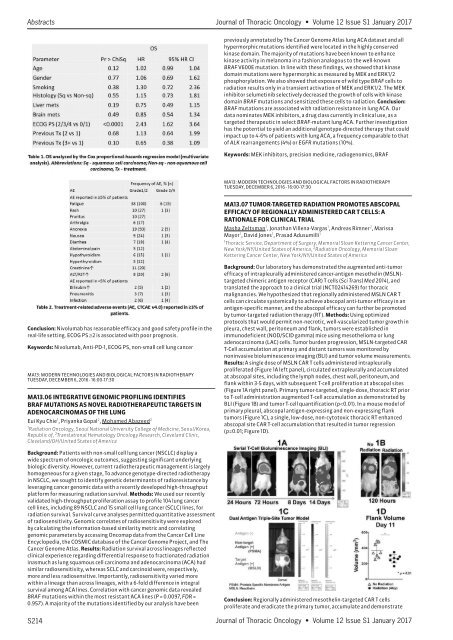 Journal Thoracic Oncology