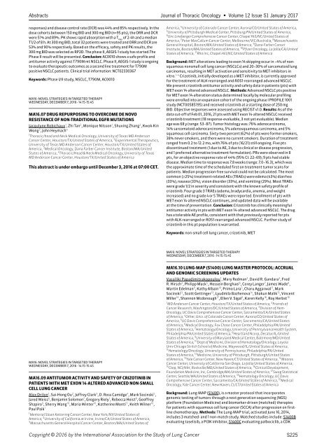 Journal Thoracic Oncology