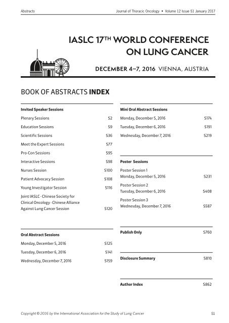 Journal Thoracic Oncology