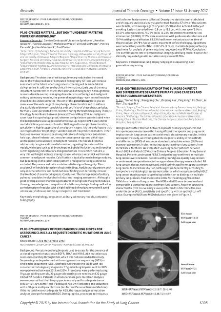 Journal Thoracic Oncology