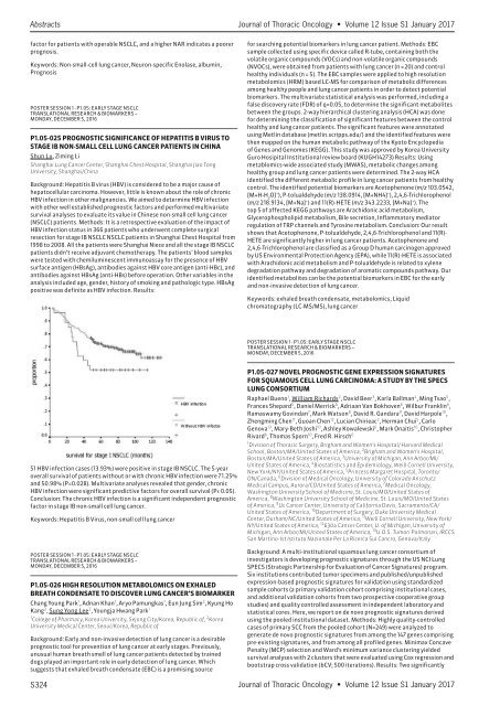 Journal Thoracic Oncology