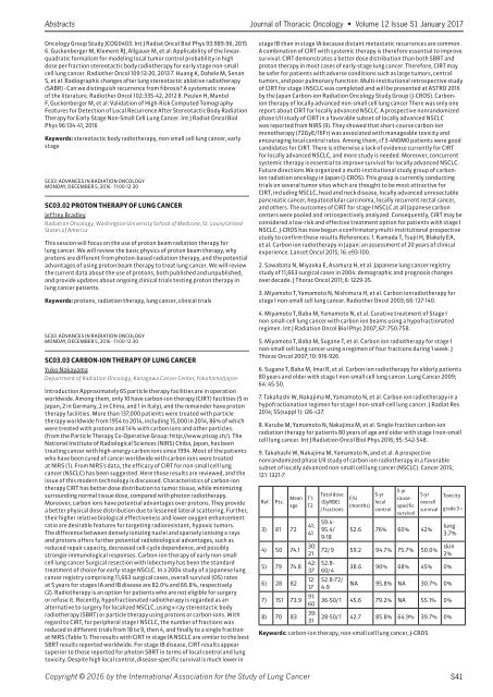 Journal Thoracic Oncology