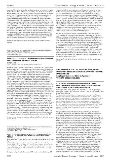 Journal Thoracic Oncology