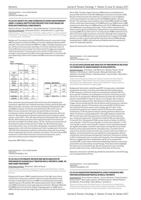 Journal Thoracic Oncology