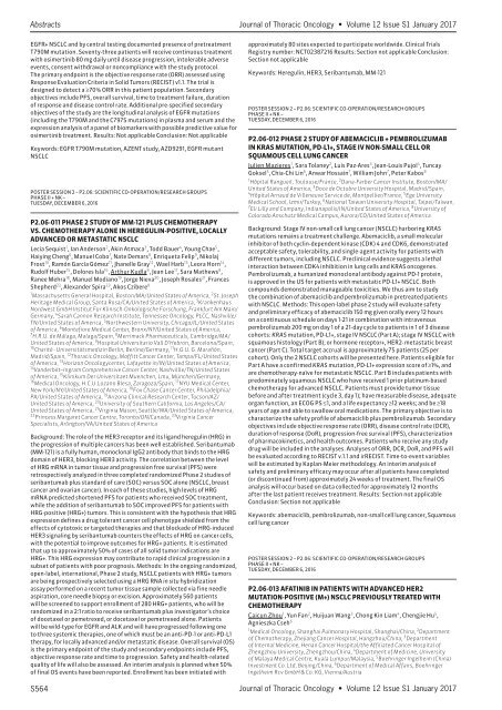 Journal Thoracic Oncology