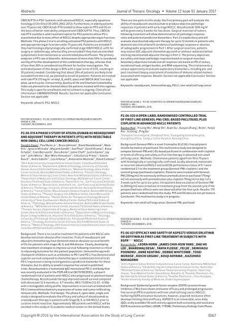 Journal Thoracic Oncology