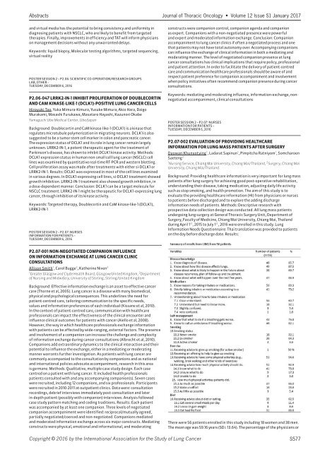 Journal Thoracic Oncology