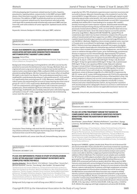 Journal Thoracic Oncology