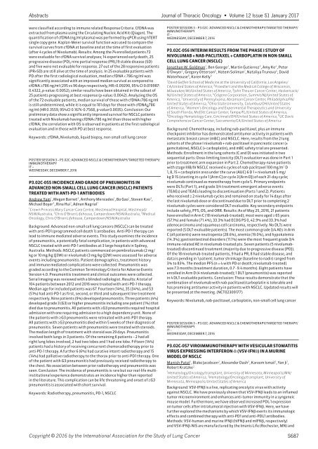 Journal Thoracic Oncology