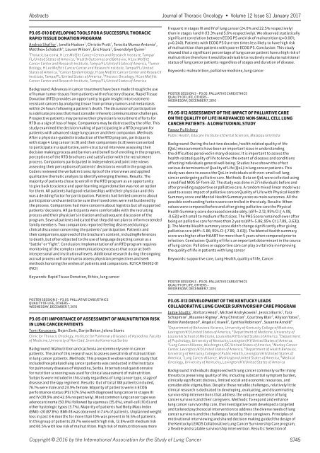 Journal Thoracic Oncology