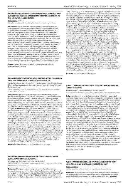 Journal Thoracic Oncology