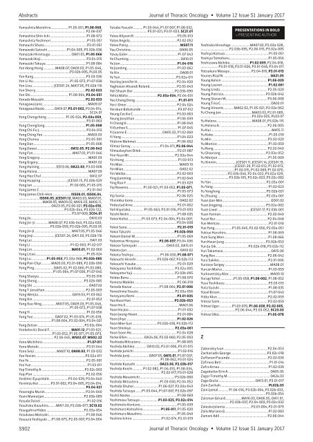 Journal Thoracic Oncology