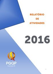 Relatório atividades_PGQP _Ano 2016