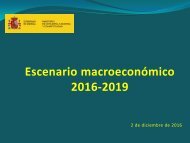 Escenario macroeconómico 2016-2019