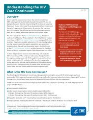 Understanding the HIV Care Continuum