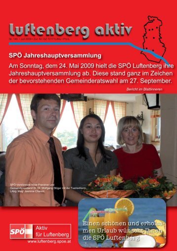 GemeinderatskandidatInnenliste 09 - SPÖ Luftenberg