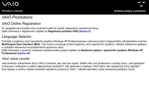 Sony VGN-S2HP - VGN-S2HP Manuale software Ceco