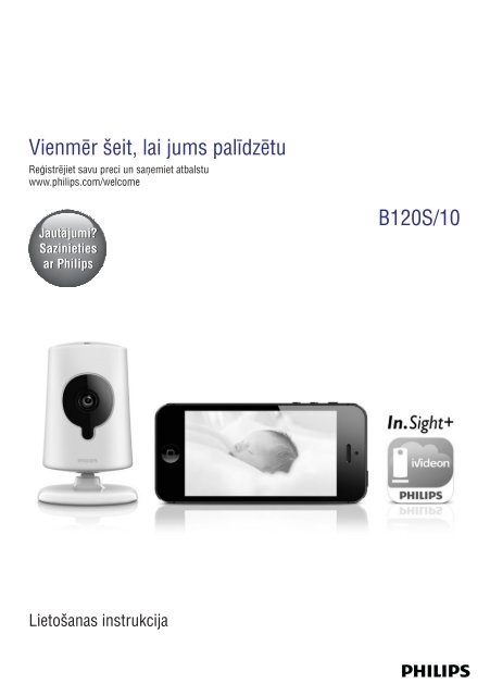 Philips &Eacute;coute-b&eacute;b&eacute; HD sans fil In.Sight - Mode d&rsquo;emploi - LAV