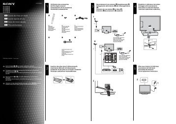 Sony KLV-S19A10E - KLV-S19A10E Guida di installazione Spagnolo