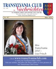 Miss Transylvania 2010 - Transylvania Club