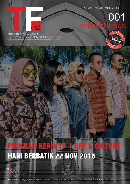 TFAC Magazine_vol-01 - HARI BERBATIK / BATIK DAY_22 Nov 2016