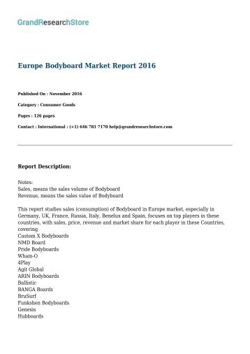 europe-bodyboard-market-report