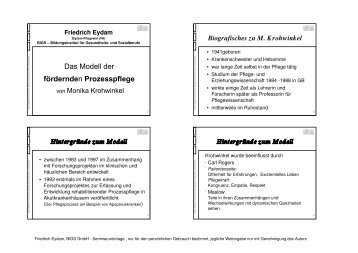 Hintergründe zum Modell - BIGS