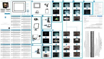 Philips Album photo numÃ©rique - Guide de mise en route - ITA