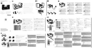 Philips MicrochaÃ®ne - Guide de mise en route - UKR