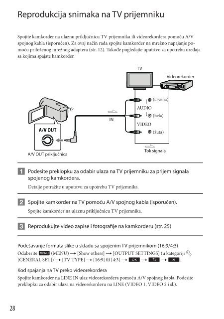 Sony DCR-SX15E - DCR-SX15E Istruzioni per l'uso Serbo