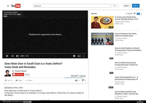Does Main Door In South East Is A Vastu Defect Vastu Dosh