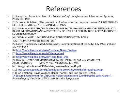 128-Bit Addressing in RISC-V and Security