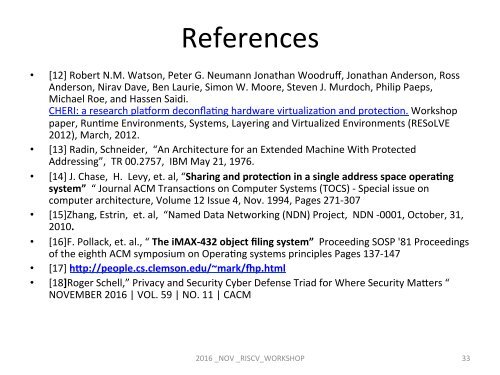 128-Bit Addressing in RISC-V and Security