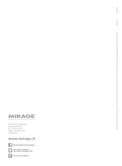 MIRAGE - Projects