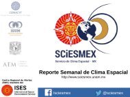 Reporte Semanal de Clima Espacial