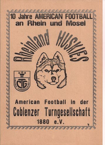 Koblenz Huskies Aktuell 1994