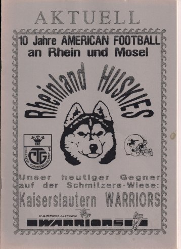 Huskies Aktuell Nr.1 - 1994