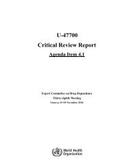 U-47700 Critical Review Report