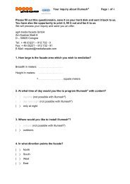 Your inquiry about Illumesh® Page 1 of 4 Please fill out this - ag4