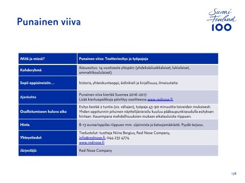 Suomi 100 -opas kouluille ja oppilaitoksille