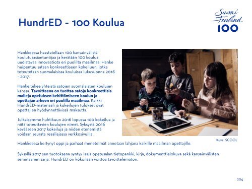 Suomi 100 -opas kouluille ja oppilaitoksille