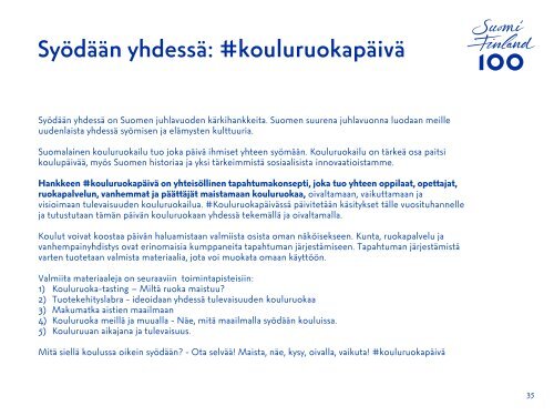 Suomi 100 -opas kouluille ja oppilaitoksille