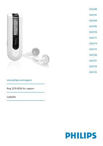 Philips Baladeur audio Ã  mÃ©moire flash - Mode dâemploi - NOR