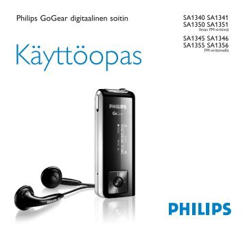 Philips GoGear Baladeur audio Ã  mÃ©moire flash - Mode dâemploi - FIN