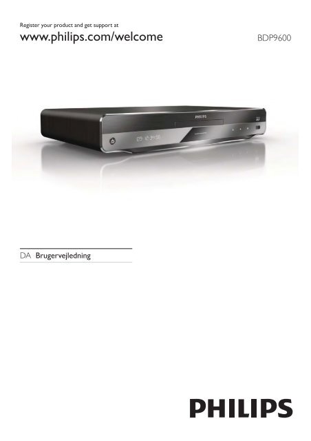 Philips 9000 series Lecteur de disques Blu-ray - Mode d&rsquo;emploi - DAN