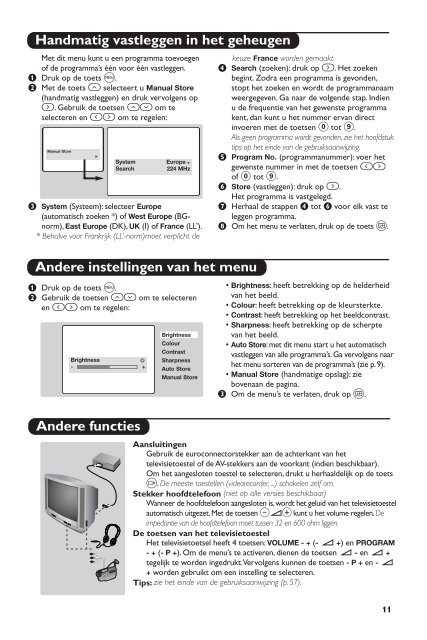 Philips T&eacute;l&eacute;viseur - Mode d&rsquo;emploi - RUS