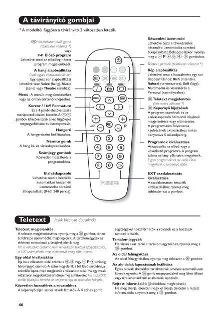 Philips T&eacute;l&eacute;viseur - Mode d&rsquo;emploi - RUS