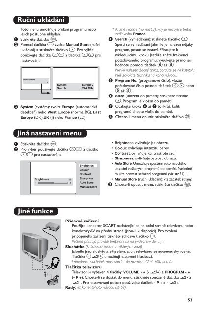 Philips T&eacute;l&eacute;viseur - Mode d&rsquo;emploi - RUS